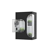 TH Deluxe D600 Grow Zelt Growzelt Box 120x90x180 cm 2-in-1