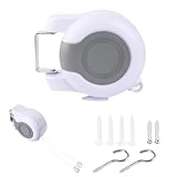 Kustimantu Einziehbare Bekleidungslinie, 13 m, wasserdicht, winddicht,...