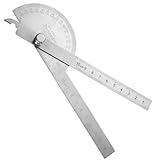 YUXIANLB Profi Winkelmesser Edelstahl Präzisions Winkelsucher 360°...
