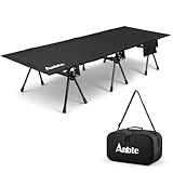 Anbte Campingbett Ultraleichtes 190x70cm Aluminiumrohr mit 2...