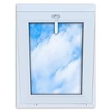 LORAC | Kunststofffenster weiß 600x800mm, 60x80cm, kippbar,...