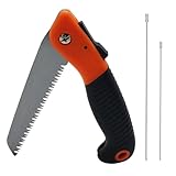 GTIWUNG Klappsäge & Handsäge & Baumsäge Orangefarbener Griff,...