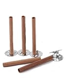 JMORCO Kerzendocht 10 Stück Holzdochte for Kerzen, rund, rauchfrei,...