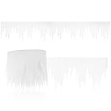 com-four® 2 Meter Premium Eiszapfen Girlande als Weihnachtsdeko -...