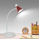 Eujgoov Dimmbare LED-Schreibtischlampe mit 3 Farbmodi, Flexiblem...