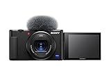 Sony ZV-1 Premium Kompaktkamera (1' Sensor, 24-70mm F1.8-2.8, 4K Video,...