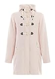 bridgeport Damen Strickfleece Dufflecoat 34326541-BR02, PASTELLROSA...