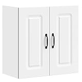 vidaXL Küchen-Hängeschrank Kalmar Weiß Holzwerkstoff, Wandschrank...