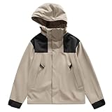 Dasongff Regenjacke für Herren, wasserdicht, mit Kapuze, Outdoor, Wandern,...