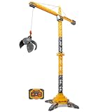 Dickie Toys - RC Titan Crane (150 cm) - Ferngesteuerter Spielzeug-Kran mit...