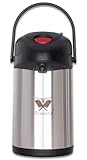 Beeketal 'BPK Serie' Gastro Pumpkanne, doppelwandige Edelstahl Isolierkanne...