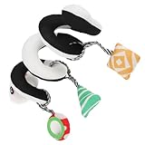 GARVALON Babywagen Spiralspielzeug Plüsch Panda Hoche Kontrast Neugeborene...