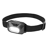 ANSMANN LED Kopflampe - LED Arbeitsleuchte mit 125 Lumen - Stirnlampe LED...