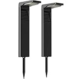 OUSFOT Wegeleuchten Außen solar [2 Stück] Solarstrahler für außen...