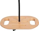 small foot Tellerschaukel mit Griffen „Black Line “aus Holz, Schaukel...