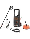 BLACK+DECKER Hochdruckreiniger BXPW1500PE mit Patio Cleaner und Feste...