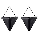 Yililay 2 Stück 15, 2 cm dreieckige Wandhalterung aus Keramik,...