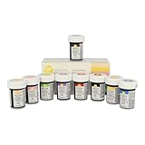 bakeryteam Lebensmittelfarben 8er Set plus Braun, Wilton Glasurfarbe Icing...