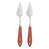 QUARKZMAN 2 Stück Malmesser Malwerkzeug 7 cm x 3.3 cm Edelstahl...