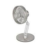 Unold STEEL FLEX Akku-Tischventilator aus Edelstahl – 12h Laufzeit, 360°...