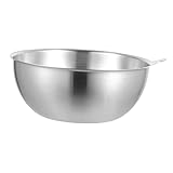 Yardwe Edelstahlschüssel Edelstahlsalatschüssel Obstsalat Eiersalat...