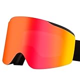 Mllepjdh Skibrille, Anti-Beschlag-Snowboard-Schutzbrille, magnetische...