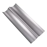 Supvox Antihaft Brotrost aus Edelstahl 2 schlitz Baguette Backform mit...