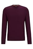 BOSS Herren Anion Regular-Fit Pullover aus Baumwolle mit Kaschmir-Anteil...