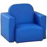 HOMCOM Kinder Mini Sofa 3 in 1 Tisch Stuhl Set Kinder Sessel Sitz Relax...