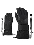 Ziener Erwachsene MILAN AS glove SB Snowboard-Handschuhe, black hb, 9 (L)