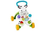 Fisher-Price Lern mit mir - Zebra Lauflernwagen, musikalisches Aktivitäts-...