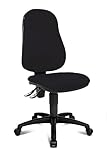 Topstar Point 60, Bürostuhl, Schreibtischstuhl, Stoff, Drehbar, schwarz,...
