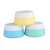 Homoyoyo 3er Set Tragbare Silikon Sahneflaschen – Emulsionsgläser Und...