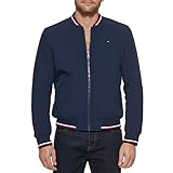 Tommy Hilfiger Herren Lightweight Varsity Rib Knit Bomber Jacket Jacke,...