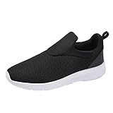 IQYU Herren Turnschuhe Sommer Große Größe Mode Leichte Komfortschuhe...