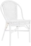 Rattanstuhl Klassik Weiss Korb Küchenstuhl Esszimmer Stuhl Korbstuhl Natur...