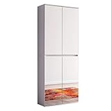 trendteam smart living - Mirror - Garderobenschrank - Weiß -...