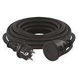 EMOS - IP44 Verlängerungskabel 5m - 1 Schuko-Steckdose - wasserdicht,...