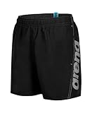 Arena Jungen Fundamentals Logo Jr Boxer Swim Trunks, Black-White, 164 EU