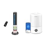 Levoit 23dB Leiser Turmventilator, Ventilator mit Kühlung+Dual 200S - 3L...