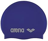 ARENA Unisex – Erwachsene Classic Silicone Badekappe, Skyblue-White (77),...
