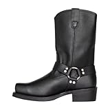 ticticlily Herren Western Stiefel Cowboy Motorrad Stiefeletten...