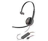Schnurgebundenes USB-C-Headset Poly Blackwire 3210 – Noise...