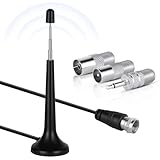 Adiwo DAB UKW Radioantenne,Antenne 3 m Verlängerungskabel 75 Ohm FM UKW...