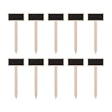 SAFIGLE Kleine Holztafeln mit Stab für Garten und Pflanzen 40 Stück...