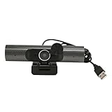 Zunate USB Webcam mit Mikrofon, Streaming Webcam mit Sichtschutzabdeckung,...