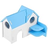 Abaodam Hamsterhaus Bunt mit Leiter PVC Kleintiervilla für Zwerghamster...