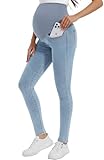 PACBREEZE Damen Umstandsjeans über dem Bauch Skinny Stretchy Denim Pants...