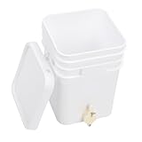 Hamwesh Honigeimer, 20-Liter-Kunststoffbehälter mit Deckel und Tor, für...