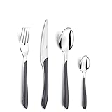 Amefa ECLAT Besteck Set Grau Essbesteck 24-teilig für 6 Personen Edelstahl...